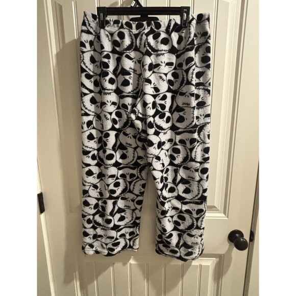 Tim Burton’s The Nightmare Before Christmas Unisex Pajama Pants Fleece Jack Skel - Picture 5 of 5